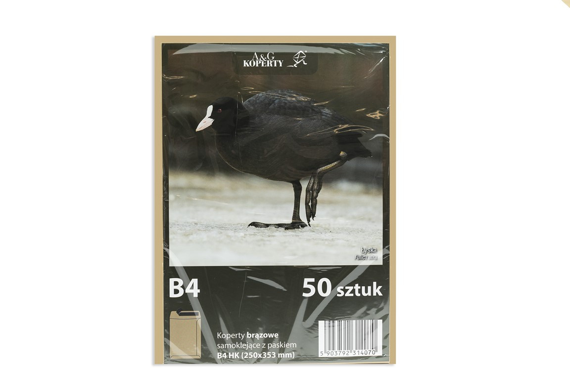 Koperta B4/50szt. HK szara